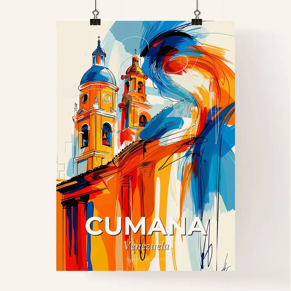 Vibrant Cumana, Venezuela Poster