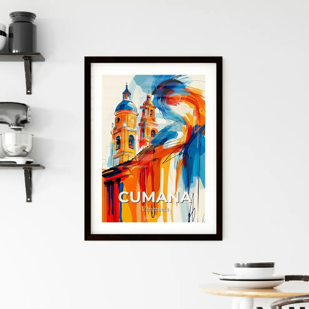 Vibrant Cumana, Venezuela Framed Print