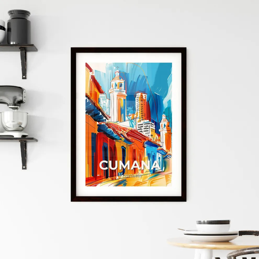 Vibrant Cumana, Venezuela Framed Print