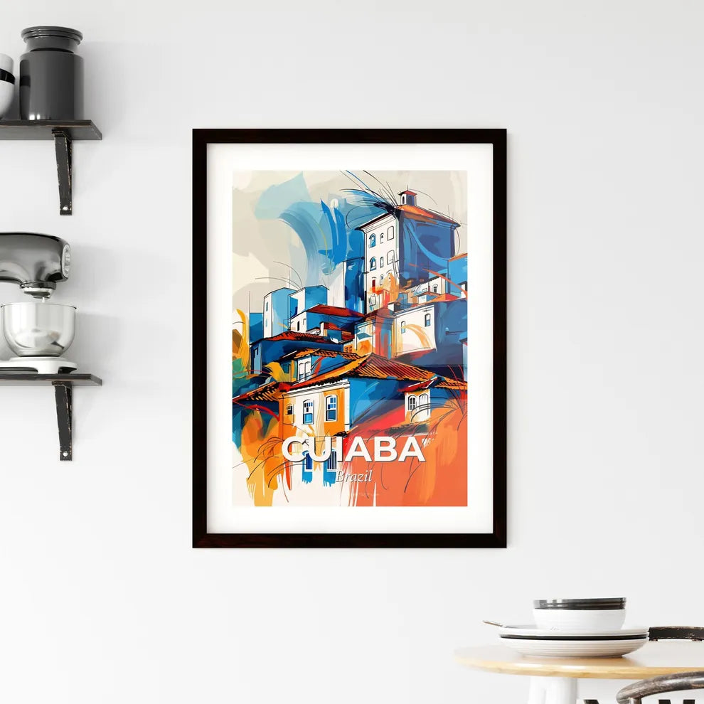 Vibrant Cuiaba, Brazil Framed Print