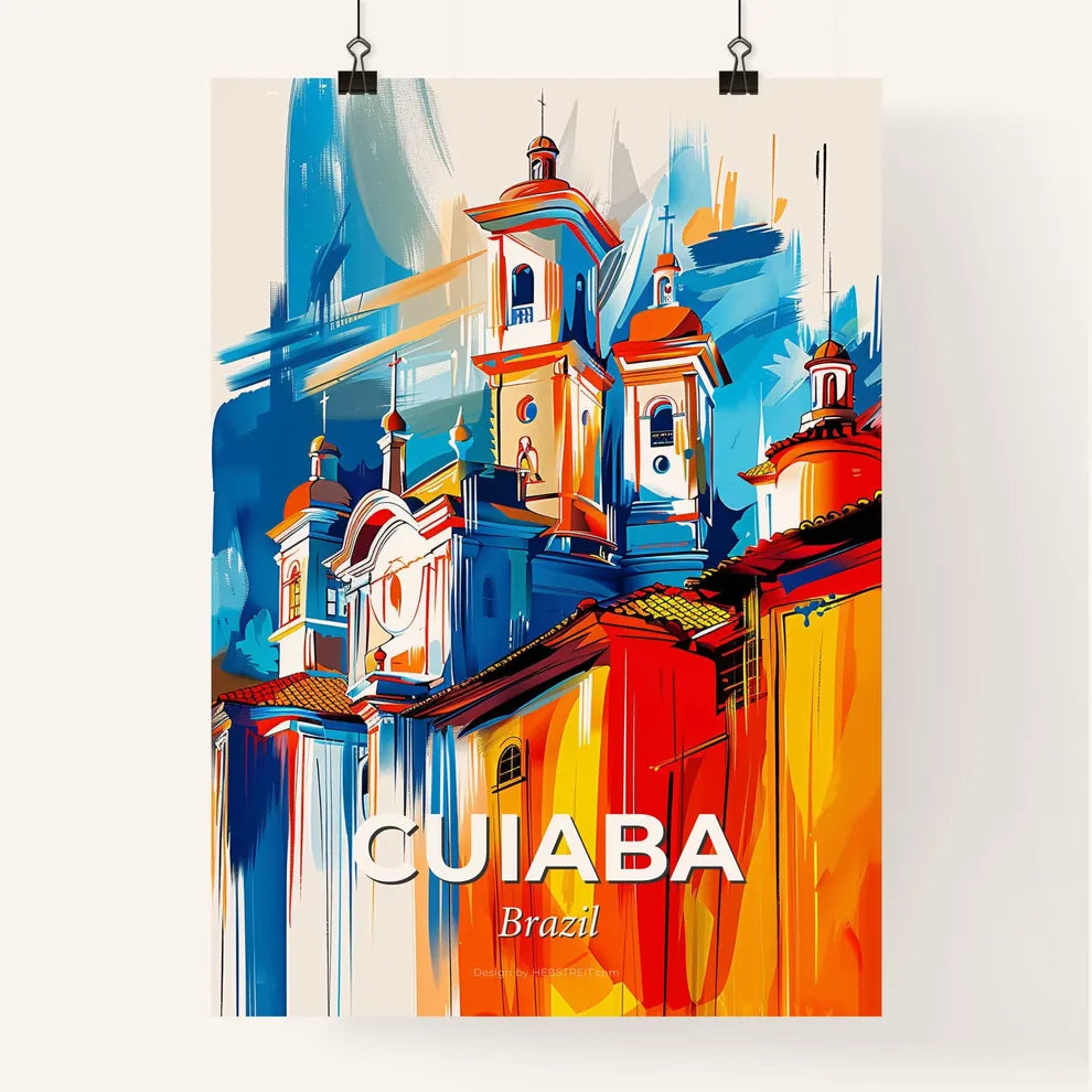 Vibrant Cuiaba, Brazil Poster