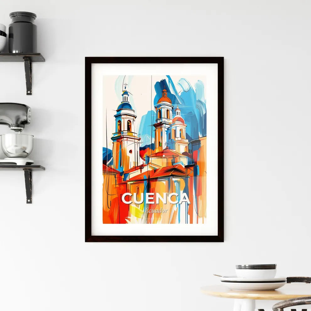 Vibrant Cuenca, Ecuador Framed Print