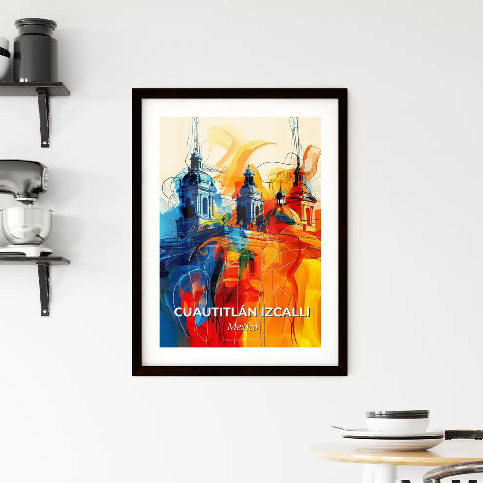 Vibrant Cuautitlán Izcalli, Mexico Framed Print