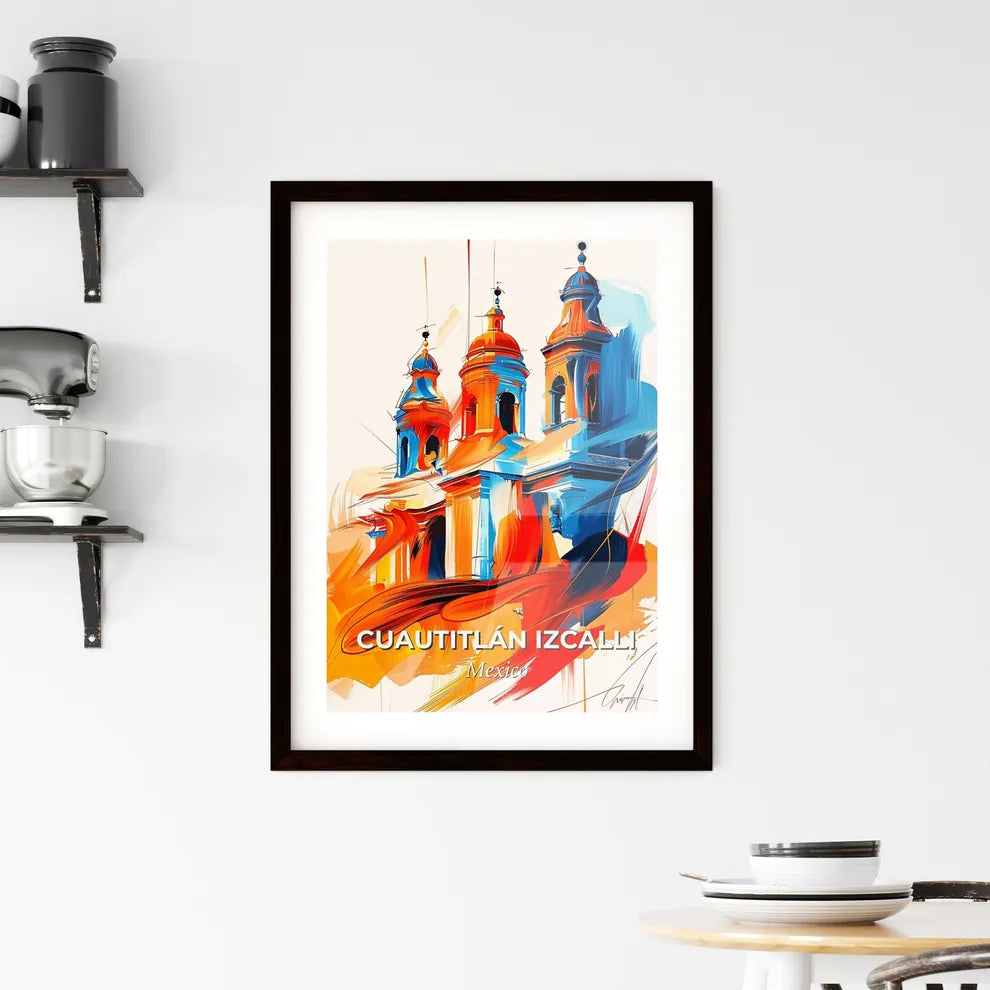 Vibrant Cuautitlán Izcalli, Mexico Framed Print