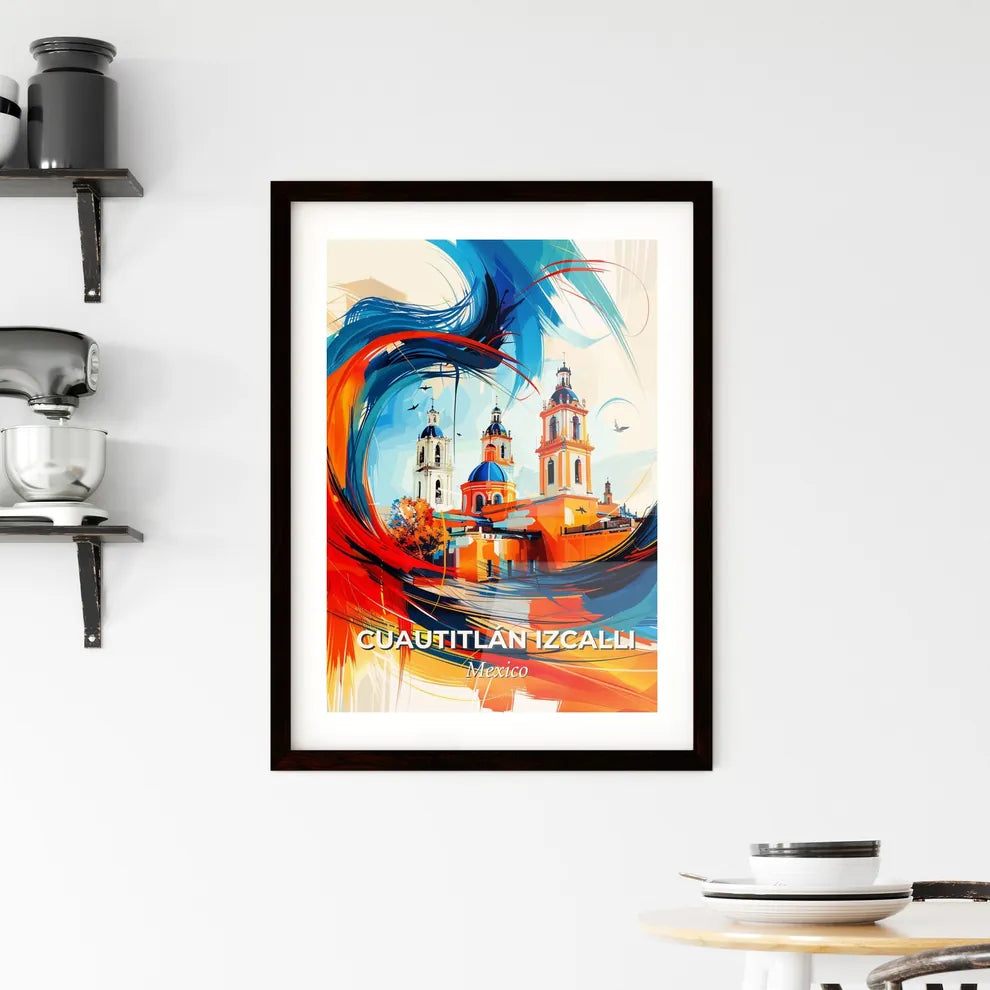 Vibrant Cuautitlán Izcalli, Mexico Framed Print