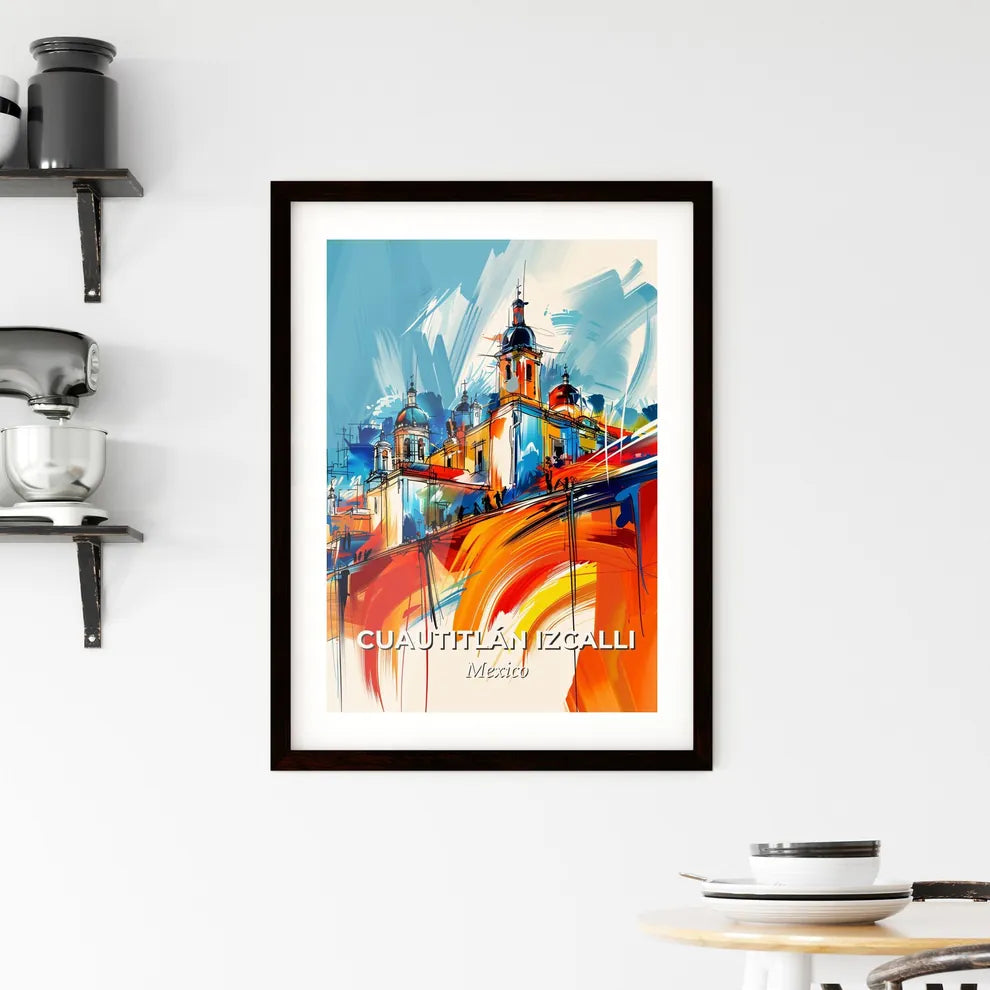 Vibrant Cuautitlán Izcalli, Mexico Framed Print