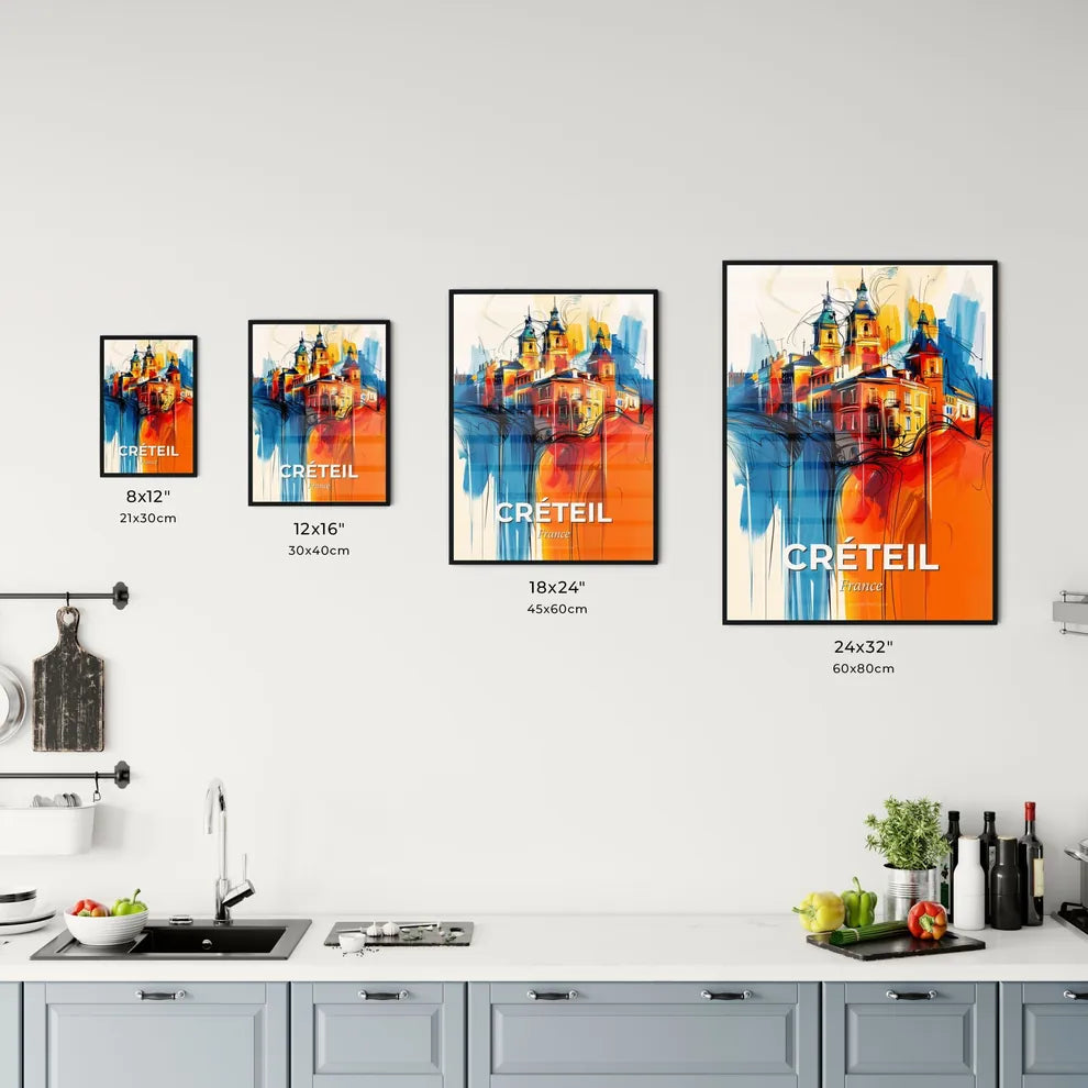 Vibrant Créteil, France Kitchen Art