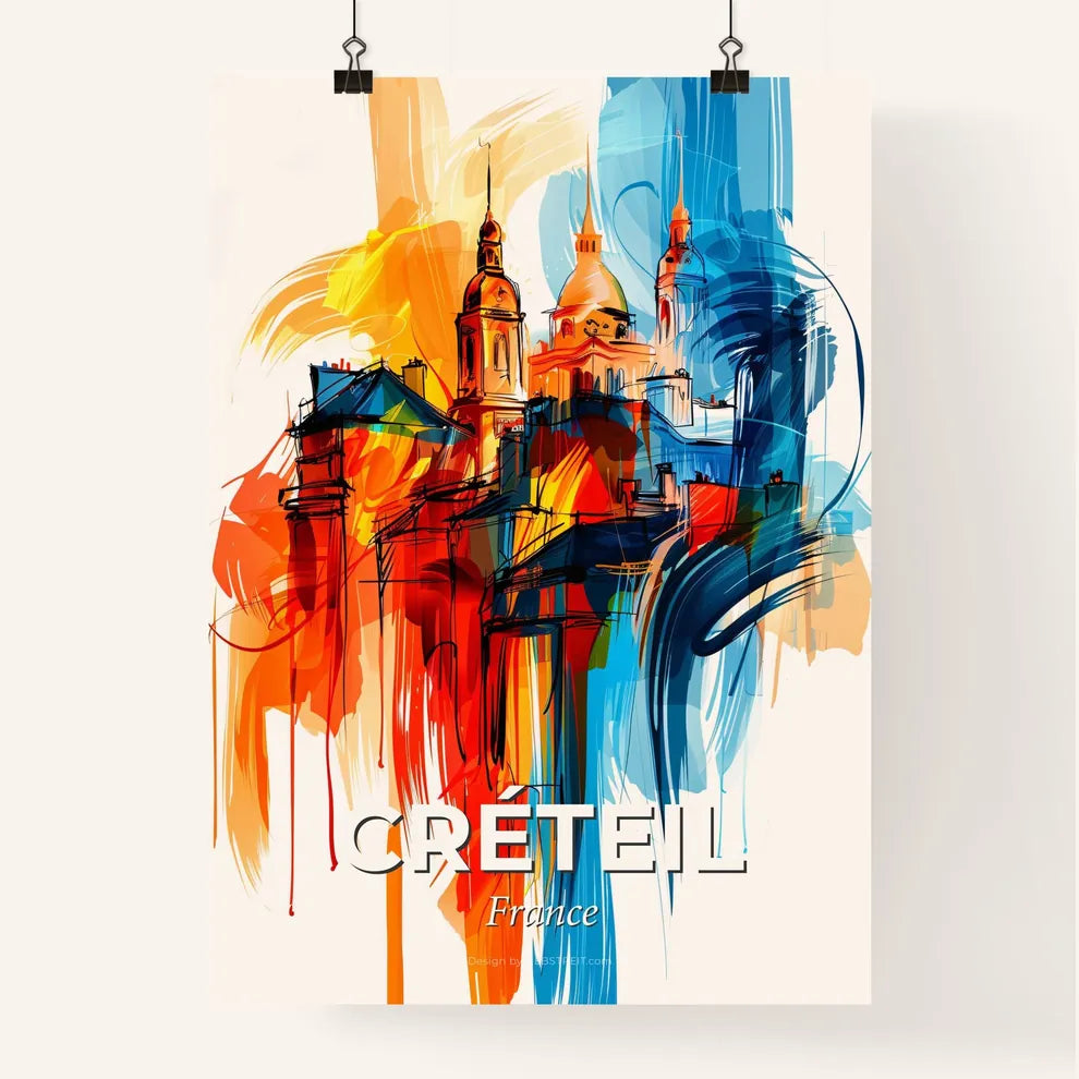 Vibrant Créteil, France Poster