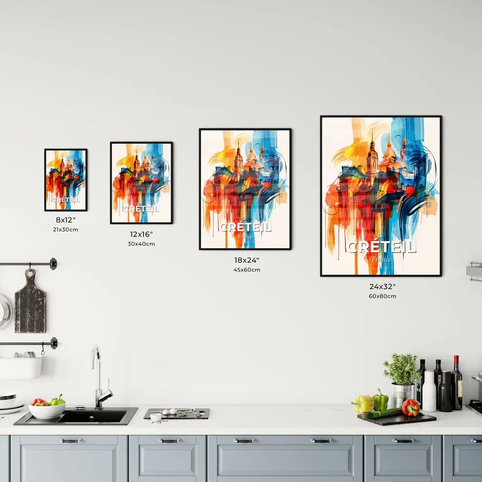 Vibrant Créteil, France Kitchen Art