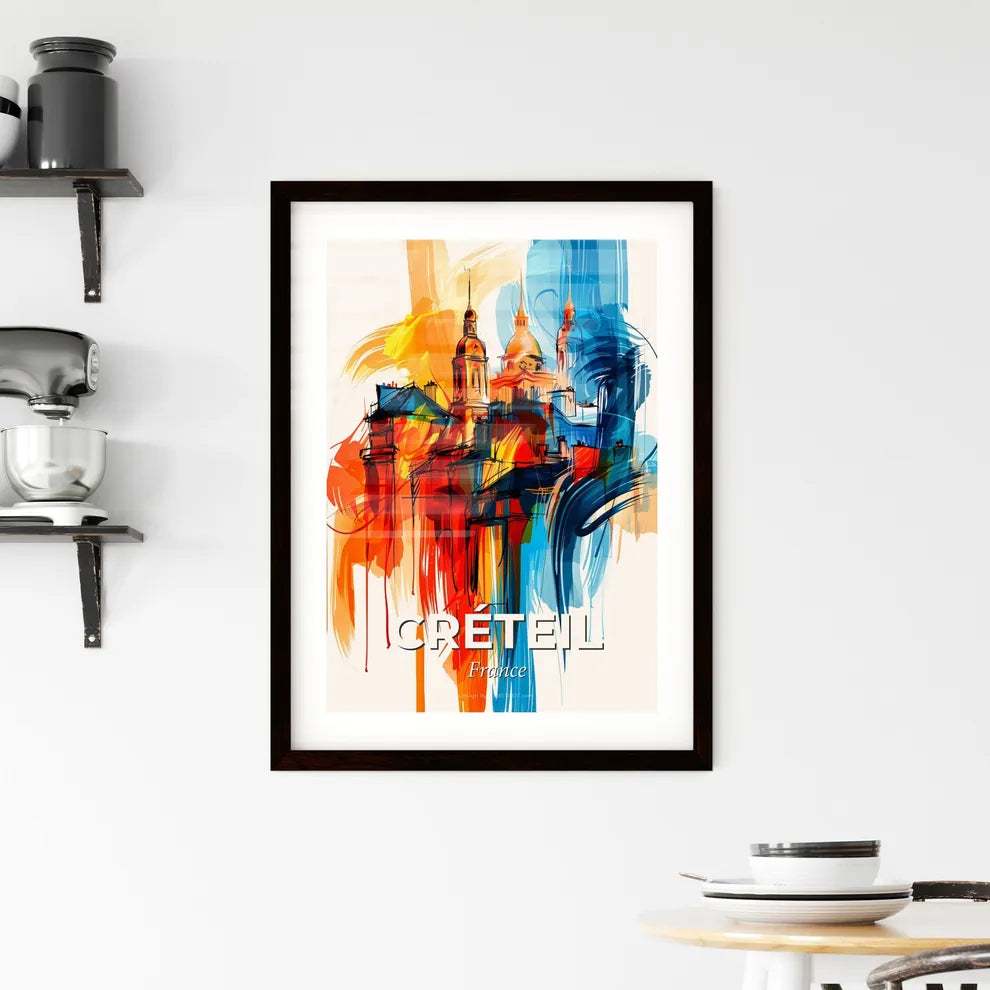 Vibrant Créteil, France Framed Print
