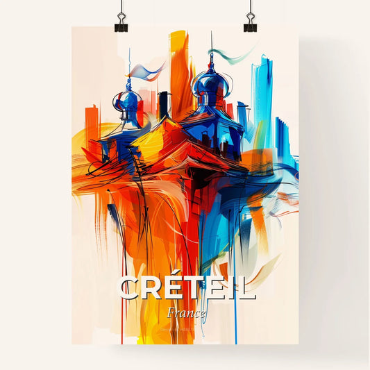 Vibrant Créteil, France Poster