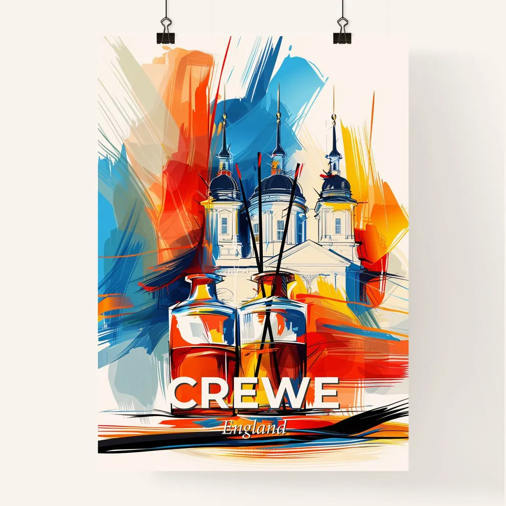 Vibrant Crewe, England Poster