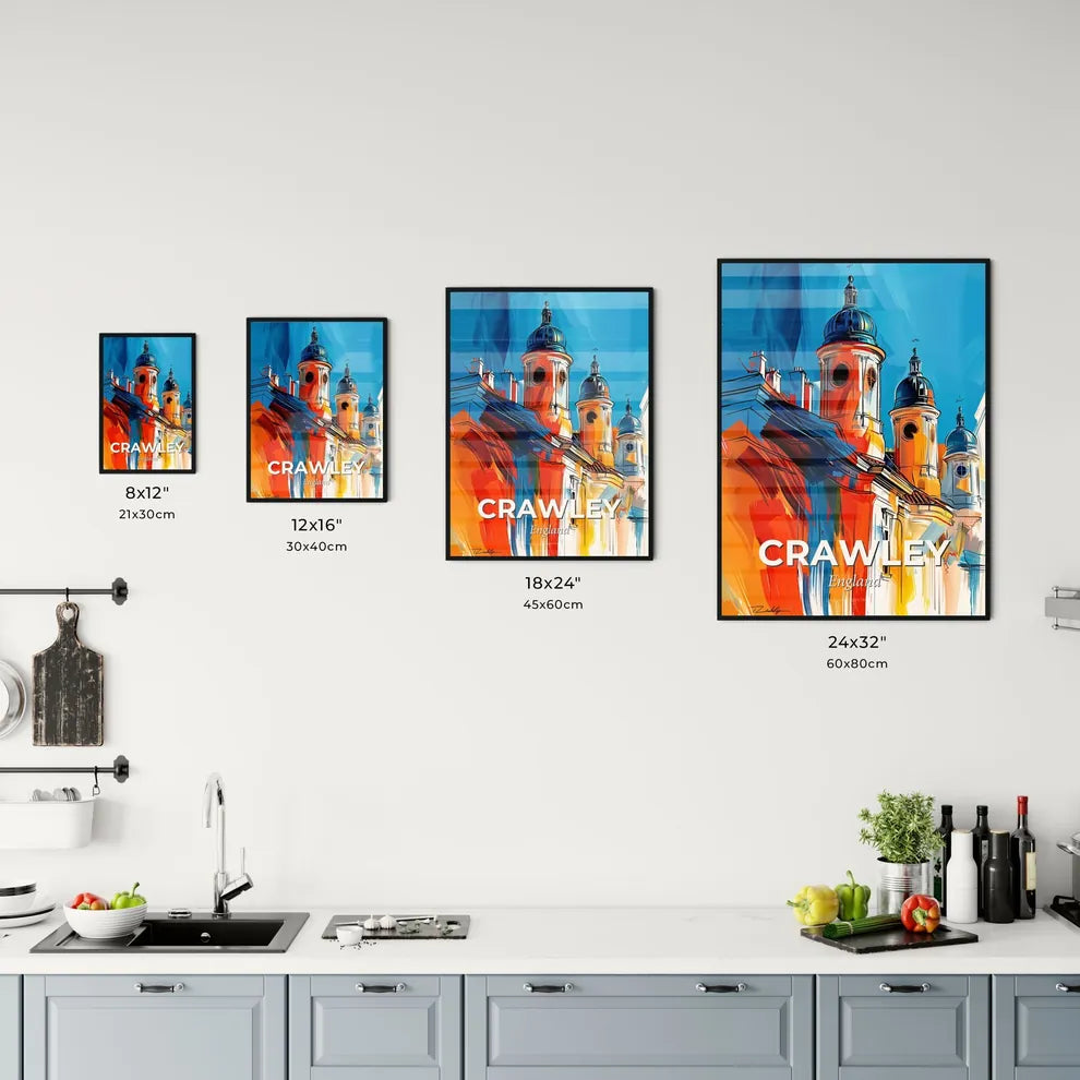 Vibrant Crawley, England Kitchen Art