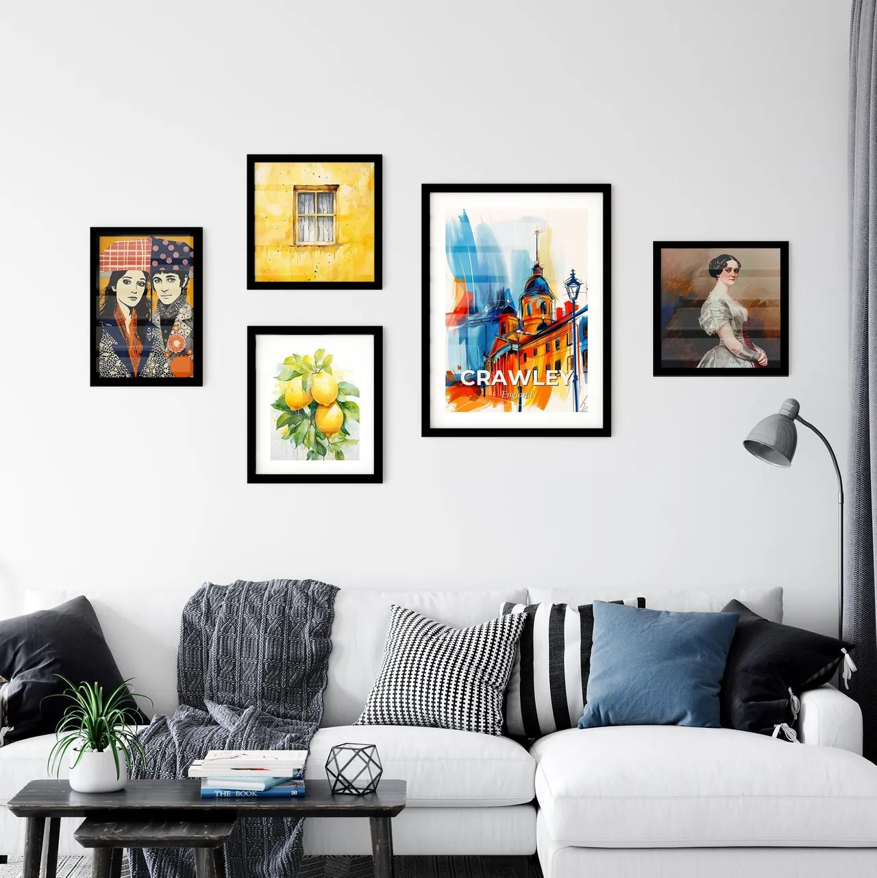 Vibrant Crawley, England Wall Art Collection