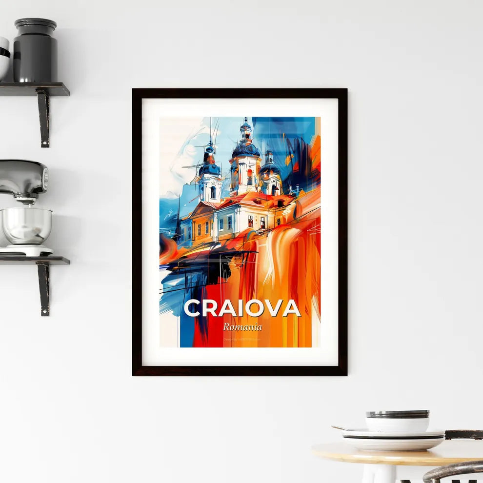 Vibrant Craiova, Romania Framed Print