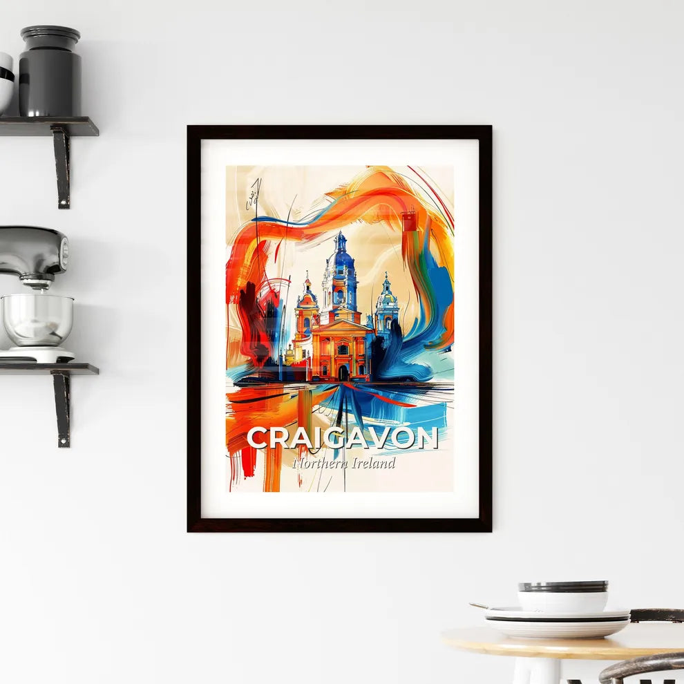 Vibrant Craigavon, Northern Ireland Framed Print