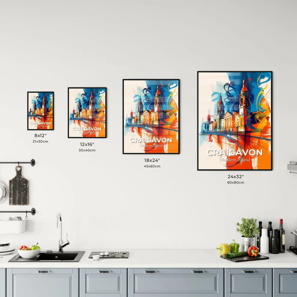 Vibrant Craigavon, Northern Ireland Kitchen Art