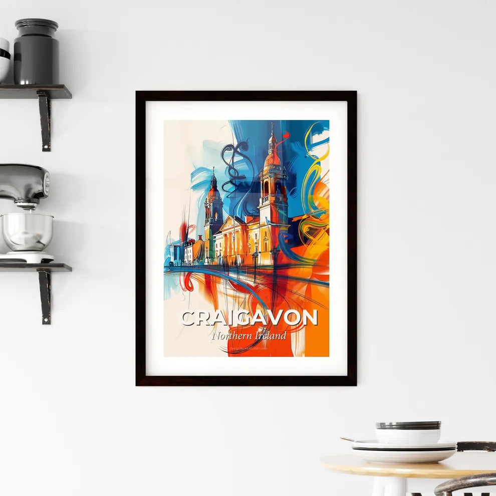 Vibrant Craigavon, Northern Ireland Framed Print