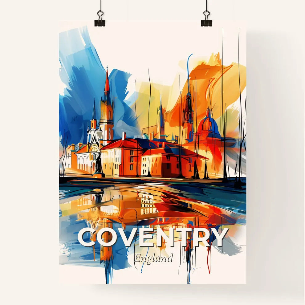 Vibrant Coventry, England Poster