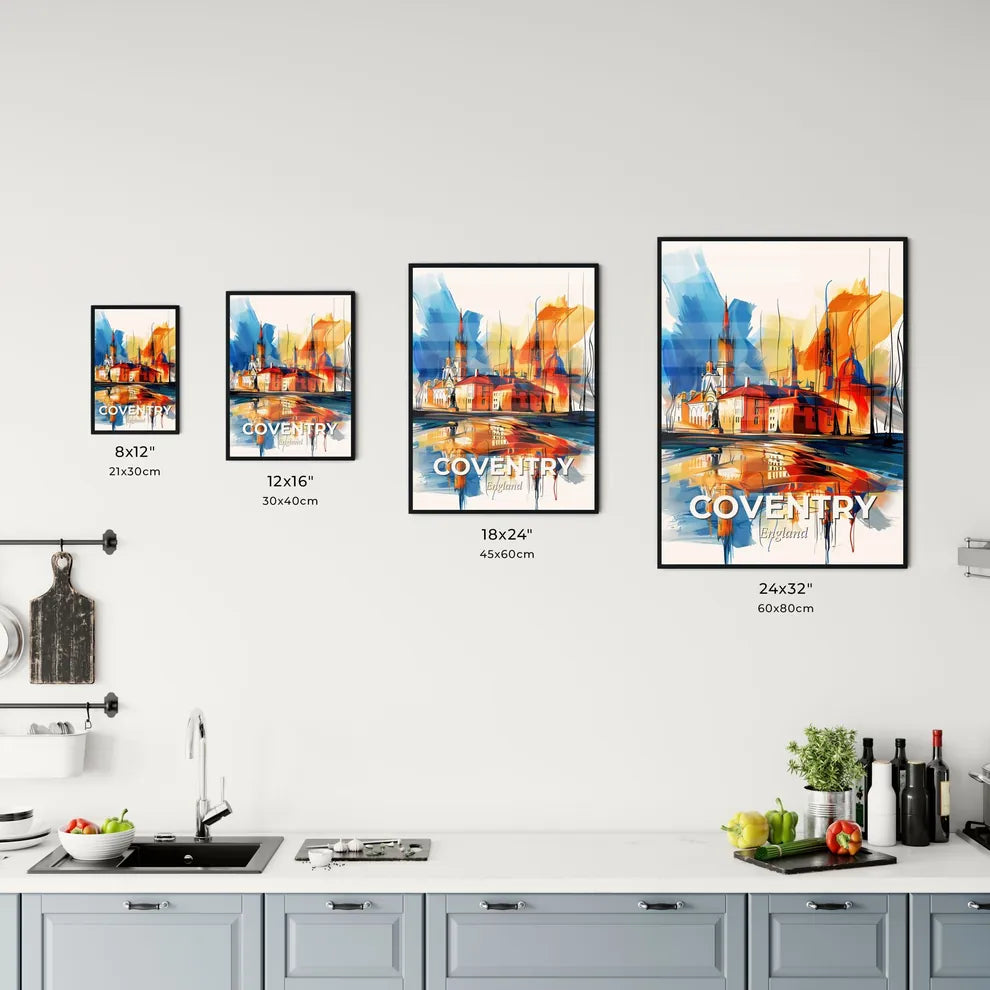 Vibrant Coventry, England Kitchen Art
