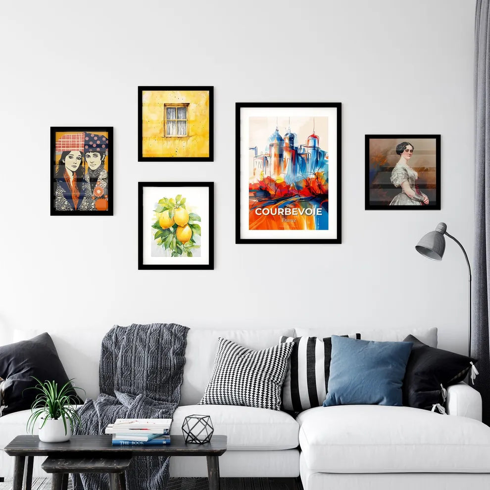 Vibrant Courbevoie, France Wall Art Collection