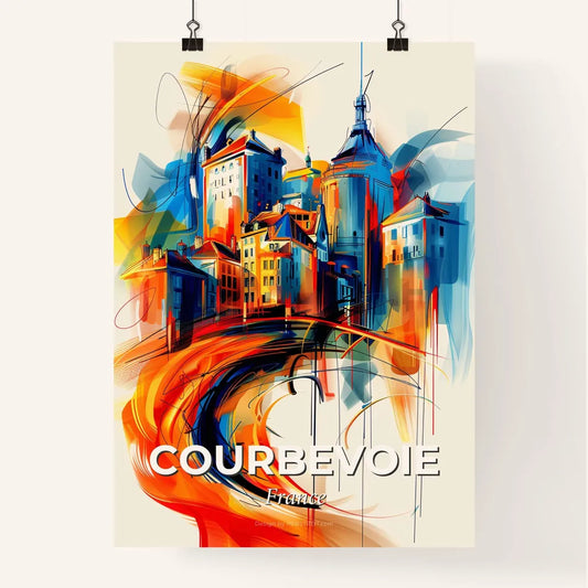Vibrant Courbevoie, France Poster
