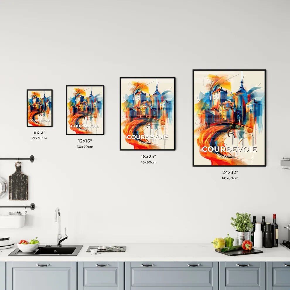 Vibrant Courbevoie, France Kitchen Art