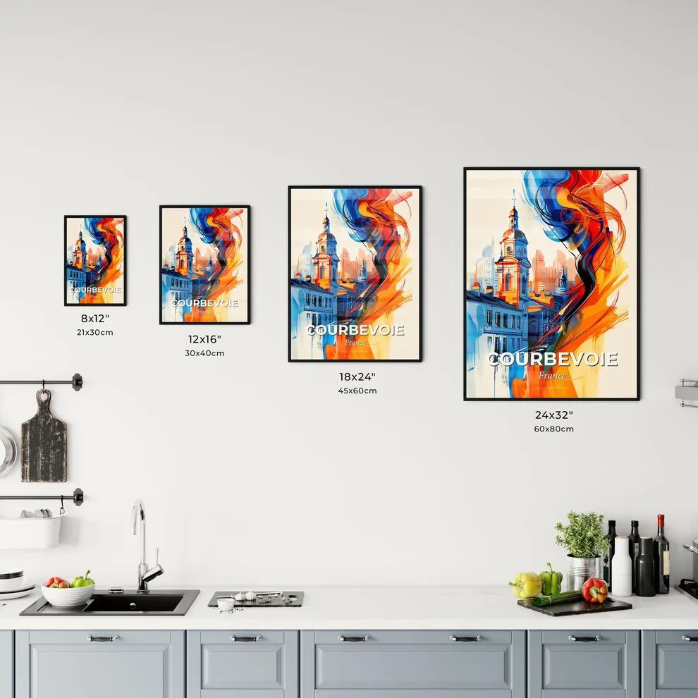 Vibrant Courbevoie, France Kitchen Art