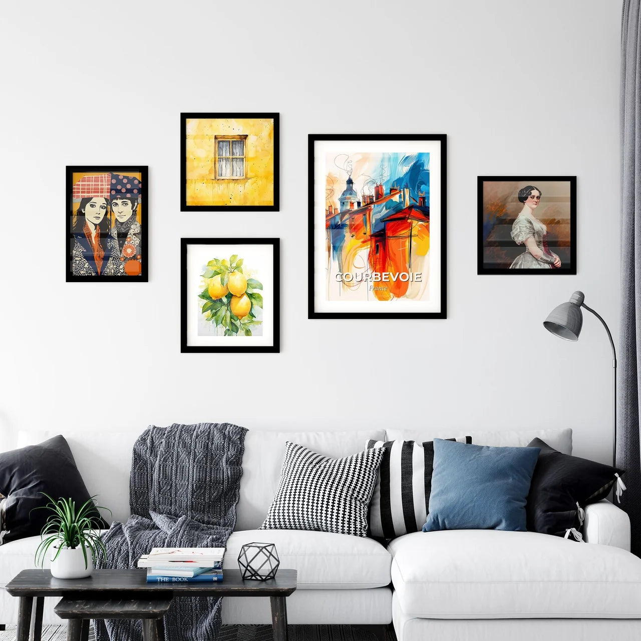 Vibrant Courbevoie, France Wall Art Collection