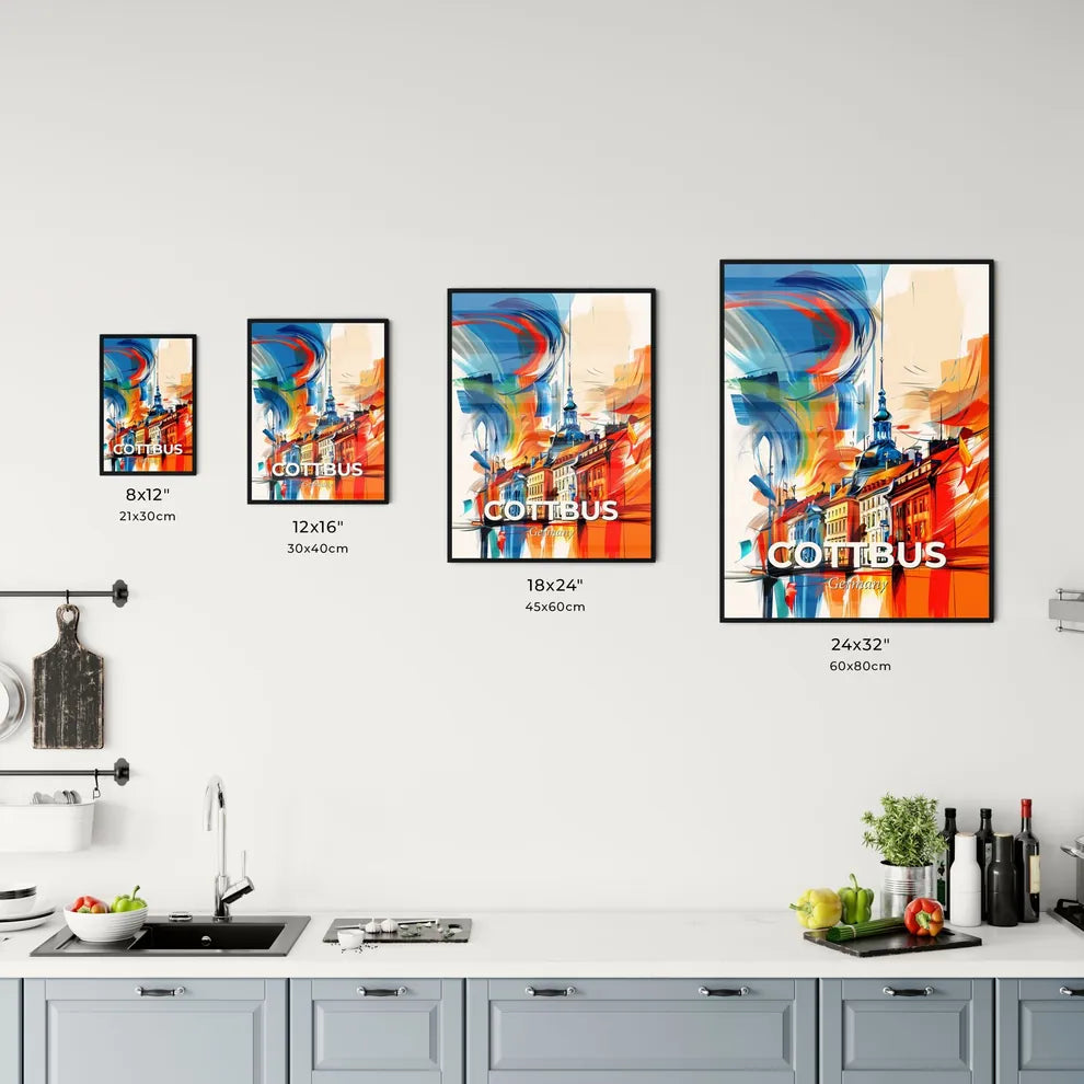 Vibrant Cottbus, Germany Kitchen Art