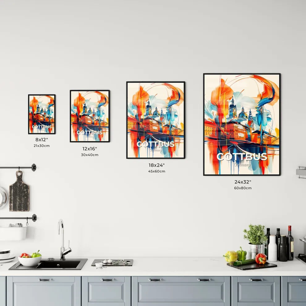 Vibrant Cottbus, Germany Kitchen Art