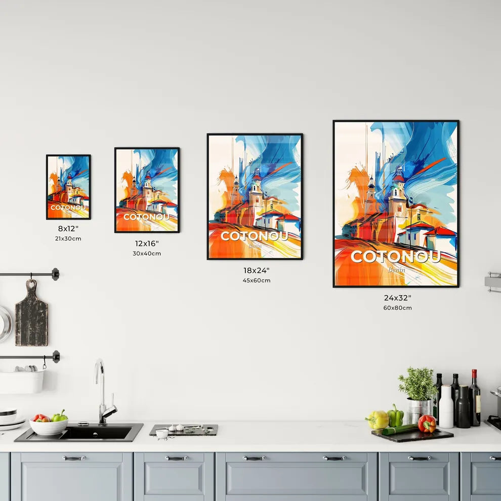 Vibrant Cotonou, Benin Kitchen Art