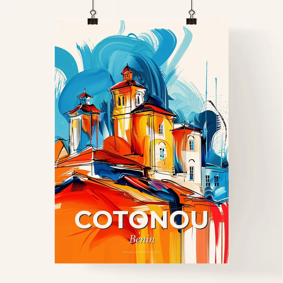Vibrant Cotonou, Benin Poster