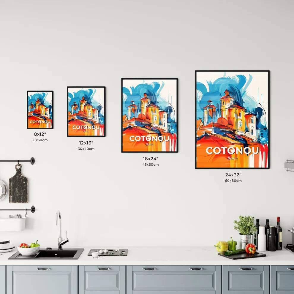 Vibrant Cotonou, Benin Kitchen Art