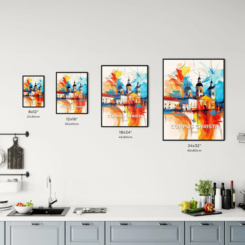 Vibrant Corpus Christi, Texas Kitchen Art