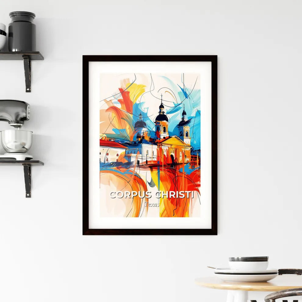 Vibrant Corpus Christi, Texas Framed Print