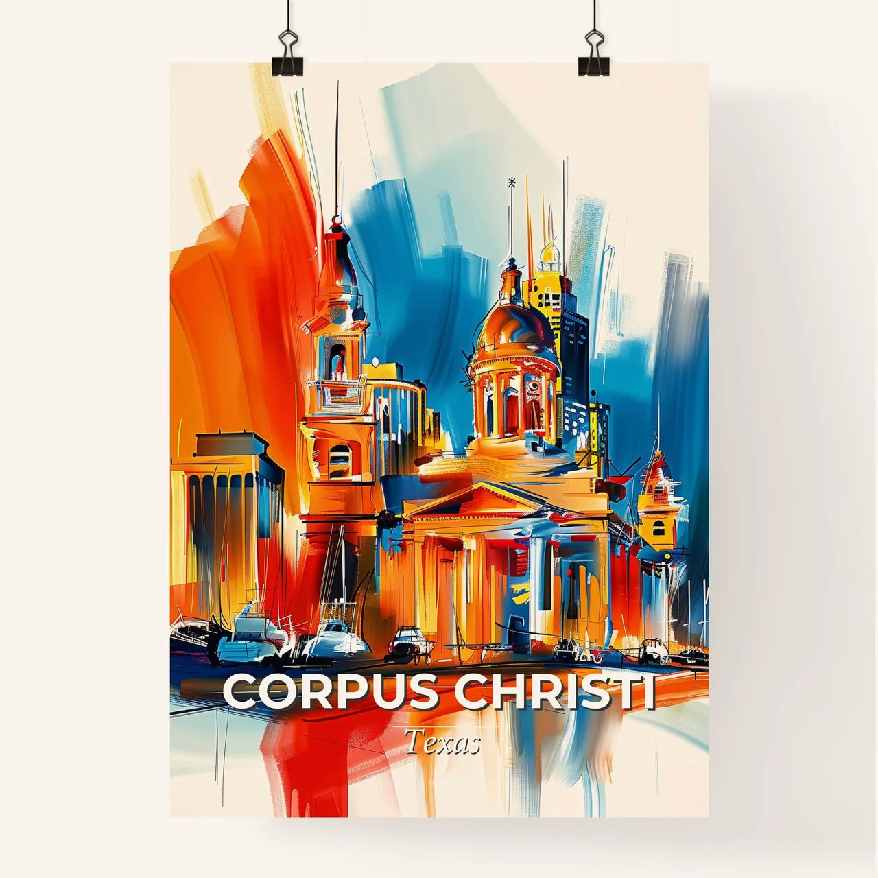 Vibrant Corpus Christi, Texas Poster