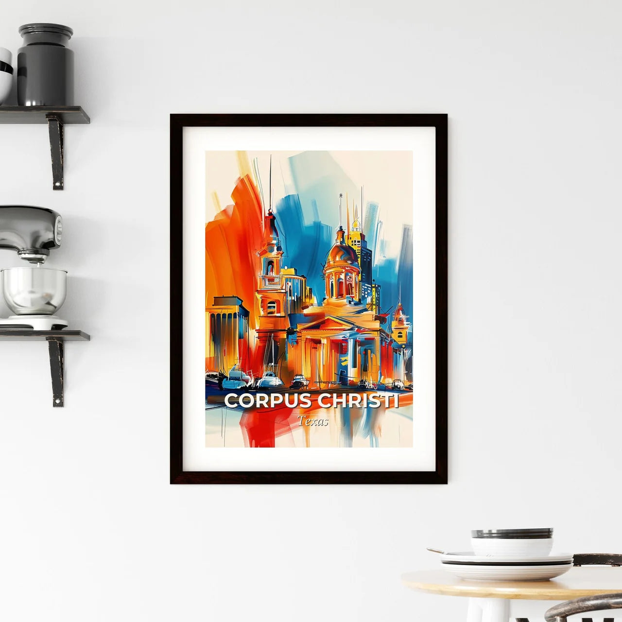 Vibrant Corpus Christi, Texas Framed Print
