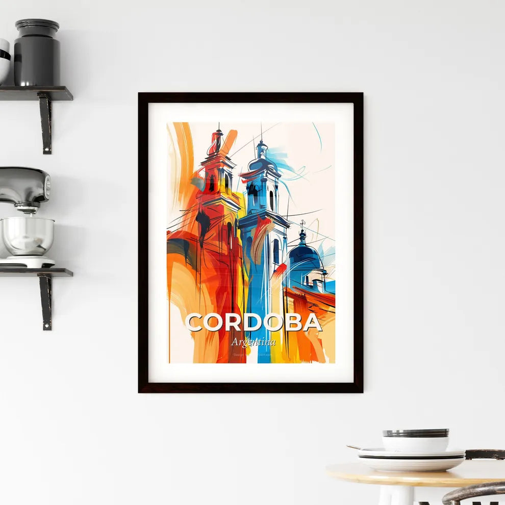 Vibrant Cordoba, Argentina Framed Print