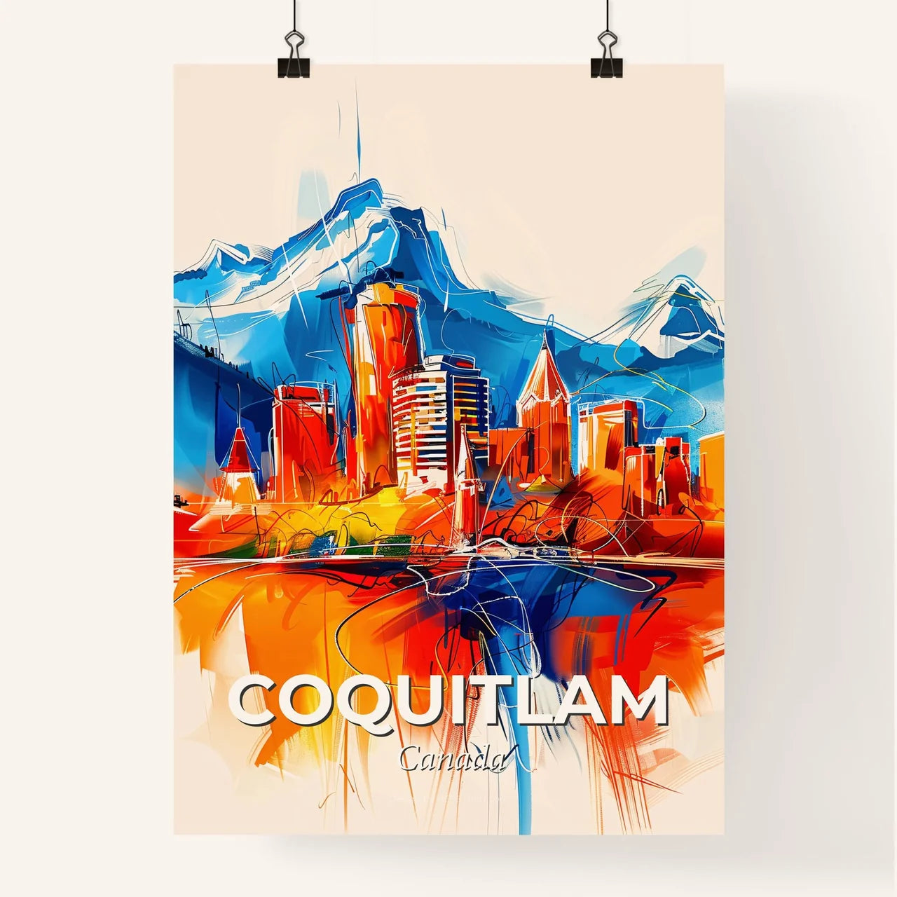 Vibrant Coquitlam, Canada Poster