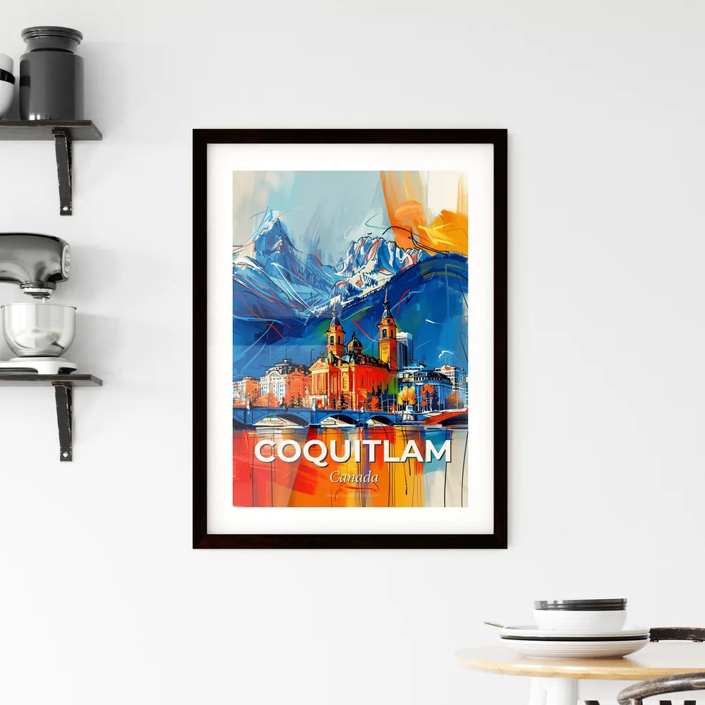 Vibrant Coquitlam, Canada Framed Print