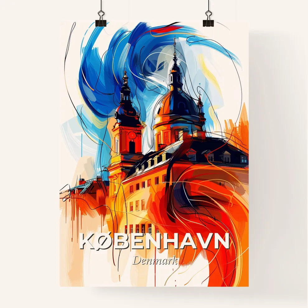 Vibrant København, Denmark Poster