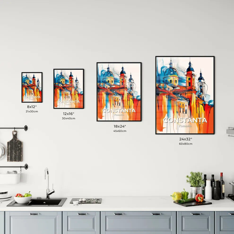 Vibrant Constanța, Romania Kitchen Art