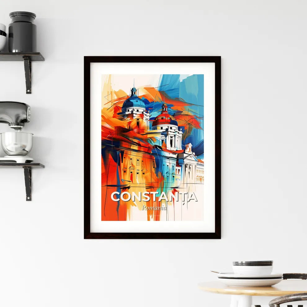 Vibrant Constanța, Romania Framed Print