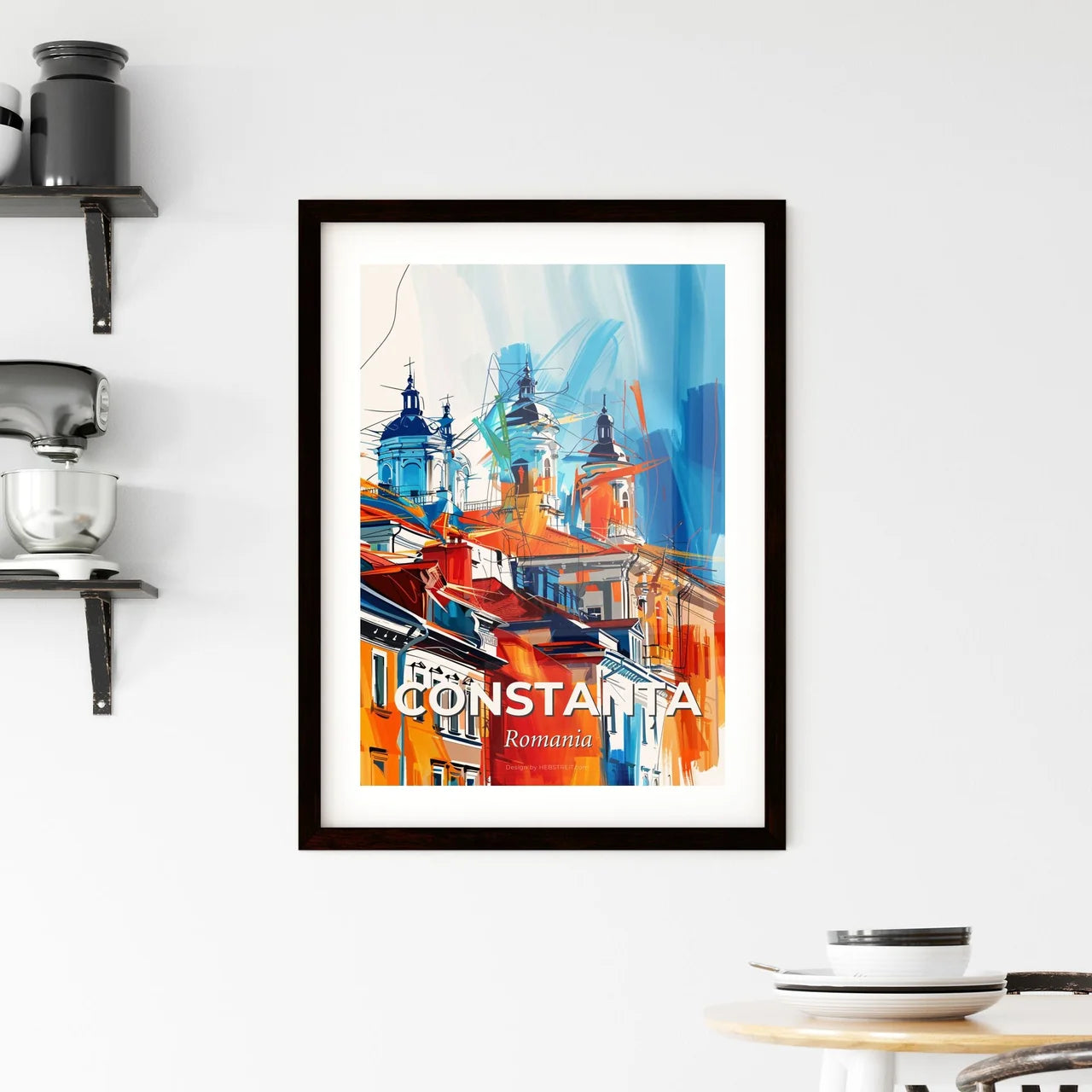 Vibrant Constanța, Romania Framed Print