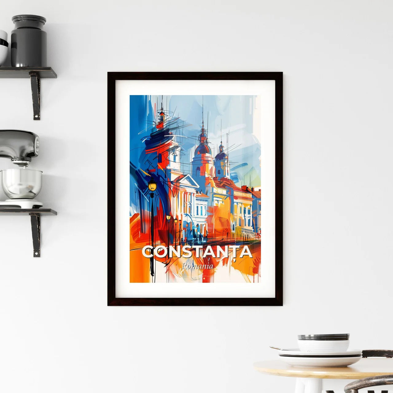 Vibrant Constanța, Romania Framed Print