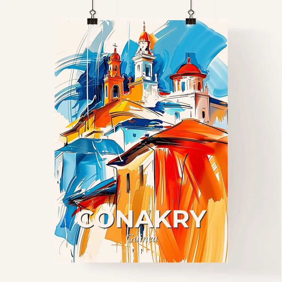 Vibrant Conakry, Guinea Poster