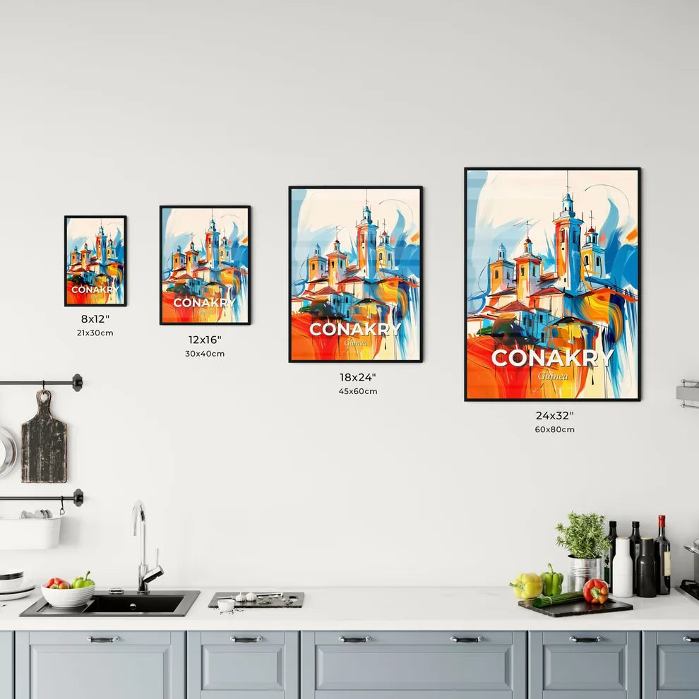 Vibrant Conakry, Guinea Kitchen Art