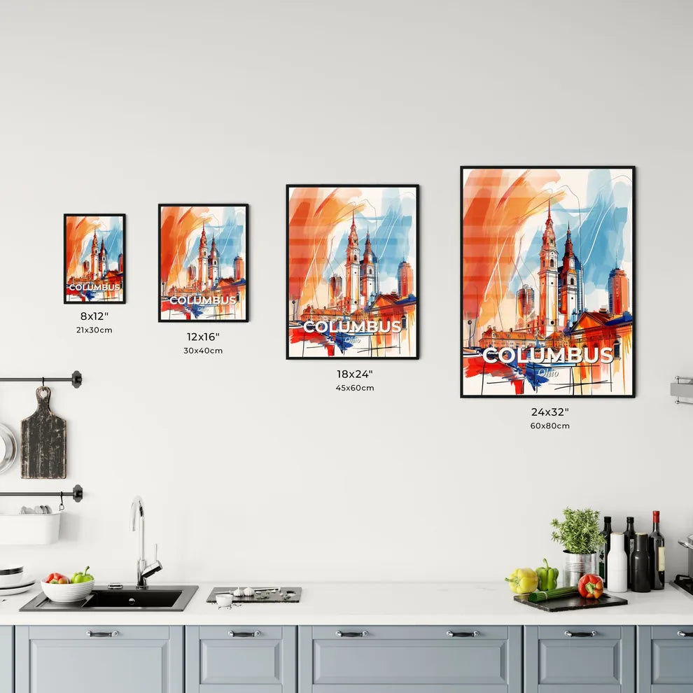 Vibrant Columbus, Ohio Kitchen Art