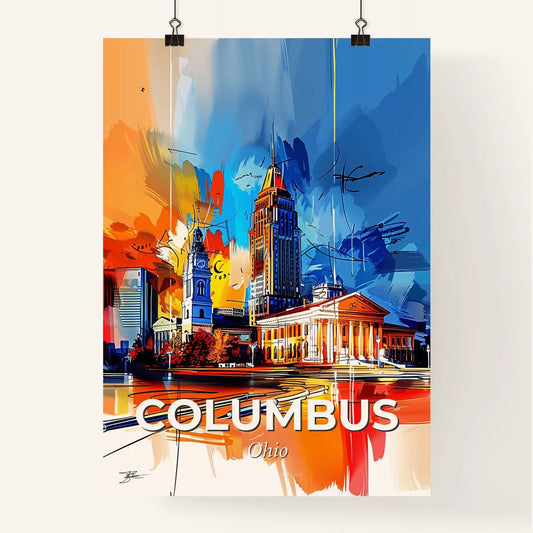 Vibrant Columbus, Ohio Poster